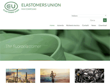 Tablet Screenshot of elastomersunion.it